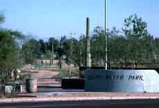 Image of entrance to river park