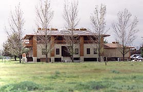 Image of structure properly raised above base flood elevation