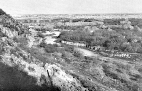 Santa Cruz River looking north near 'A' Mountain